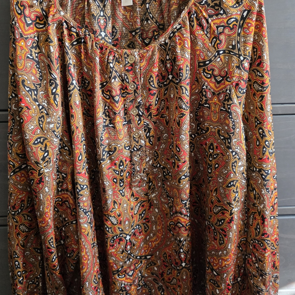 Michael Kors Multicolor Paisley Blouse